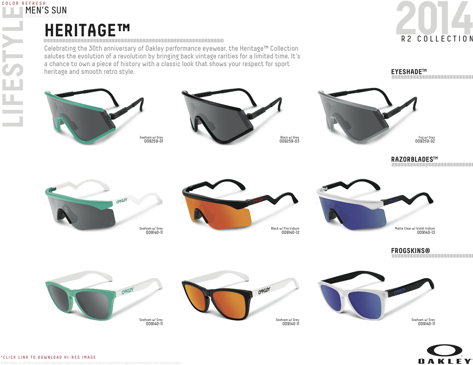 oakley heritage collection
